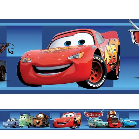 Kit Faixas Adesivas Infantil Papel de Parede Bebê Para Quarto Menino Carros