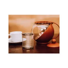 Chaleira De Vidro Com Infusor Filtro Inox Bule De Chá 750ml Café Promoção Bule Jarra