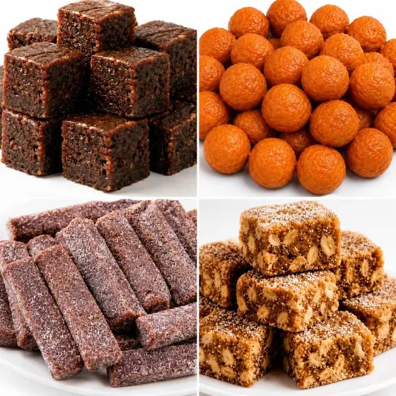 Kit Nostalgia Brasileira Gourmet com Bananinha Cristalizada Doce de Abóbora Quebra Queixo e Pé de Moça 600g