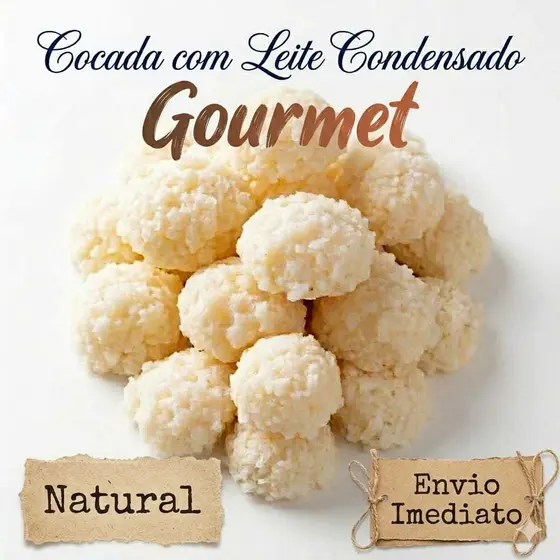Cocada com Leite Condensado Doce de Coco Cremoso e Sabor Tradicional Ideal para Festas