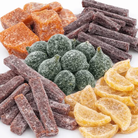 Doce Cristalizado Figo Laranja Banana Goiabinha Abóbora 1KG até 3KG
