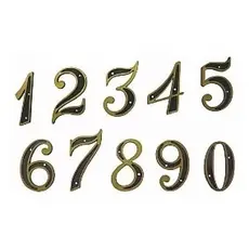 NUMEROS RESIDENCIAIS 0 AO 9