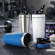 Coqueteleira Térmica 900ml com Mola Para Academia Shake para Whey