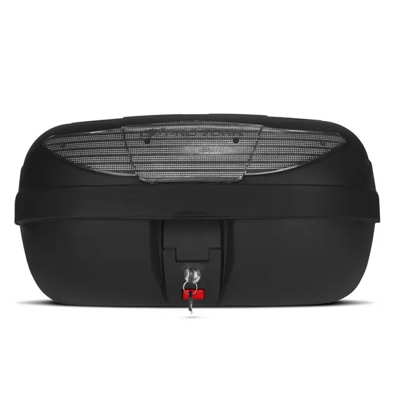 Baú Moto Bauleto 45 Litros Pro Tork Smart Box Com Chave e Base Varias Cores Motoboy
