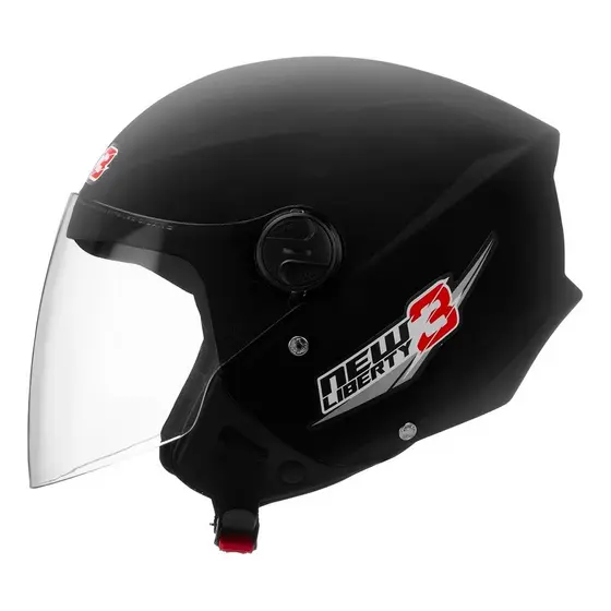 Capacete Aberto New Liberty 3 Preto Fosco (60)