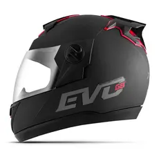 Capacete Fechado moto Pro Tork Evolution 788 G8 Evo Preto Fosco Lançamento barato masculino