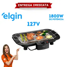 Churrasqueira Elgin Elétrica BBQ Show 127v 1800w