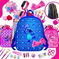 Kit De Maquiagem Infantil Completa Mochila Linda Personagens Perfeita