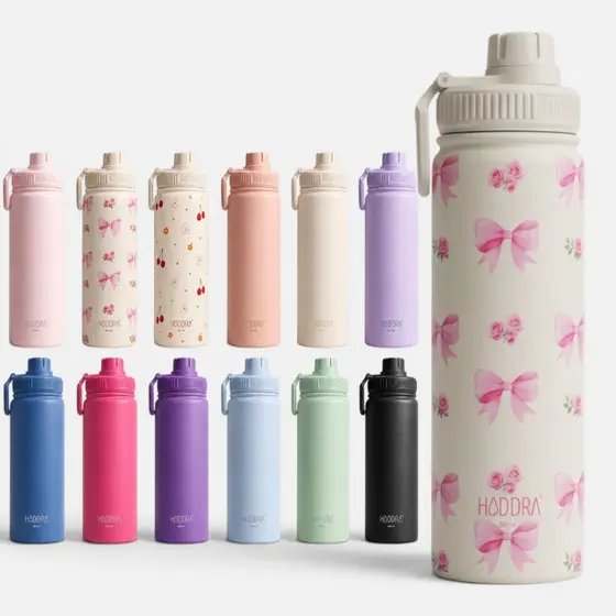 Garrafa Térmica 800ml Personalizada Seu Nome Inox Squeeze Academia Antivazamento com Alça
