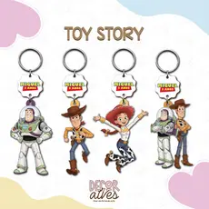 Toy Story Personagens - Chaveiro Personalizado MDF brilhoso Lembrancinha infantil
