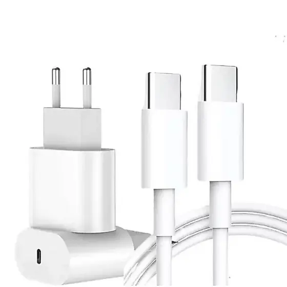 {ORIGINAL} Carregador 35W iPhone 15/16/17 & Android Tipo C Turbo COMPLETO