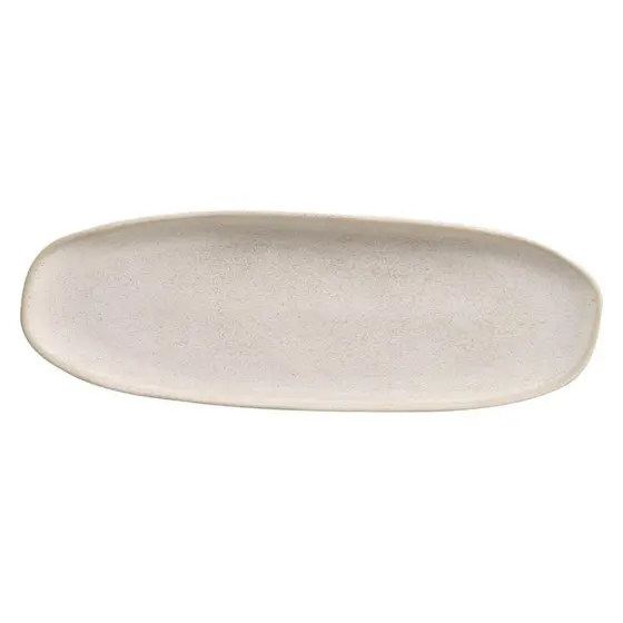 Travessa Oval Rasa Orgânico Latte 21cm Para Servir e Gratinar Porto Brasil Ceramica