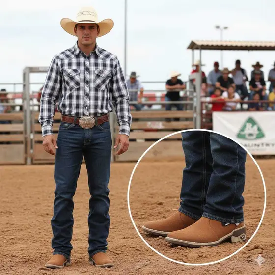 BOTA Botina Country Feminina e Masculina - Sandálias e Chinelos BOTINA TEXANA nova moda