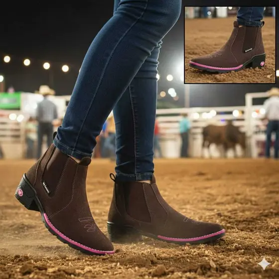 Botina Texana Country para Homens e Mulheres - RA Esportes BOTA BOTINA TEXANA nova moda