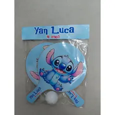 40 KIT Raquetes de ping pong Lembrancinha personalizada Festa Infatil