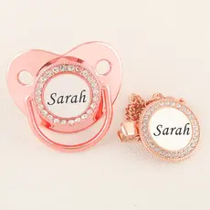 Pode Personalizar Qualquer Nome Pacifier Bebê 0-18 Meses Podem Ser Usados