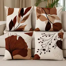 Kit 04 Capas De Almofada Estampa Digital Vários Modelos Decoração