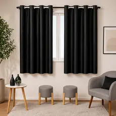 Cortina Blackout PVC 2,80 m x 1,60 m Preto Black