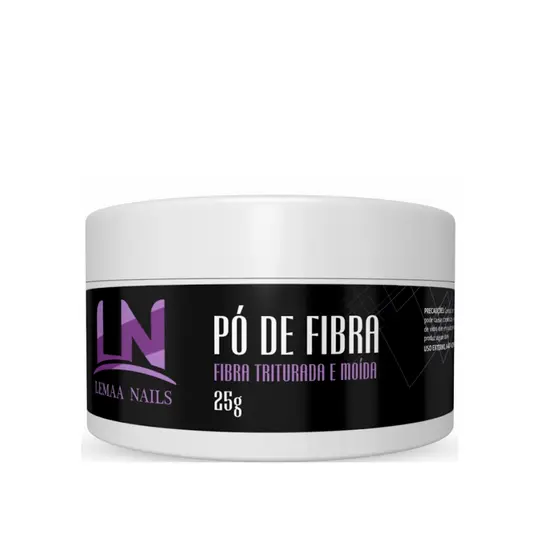 Pó De Fibra Lemaa 25 g Engrossar Gel Alongamento Unhas
