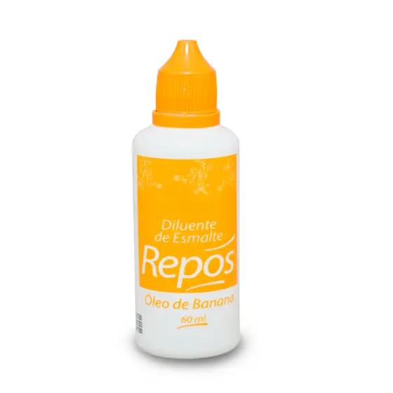 Diluidor de Esmalte 60ml Óleo Banana Repós - Diluente Amolecedor