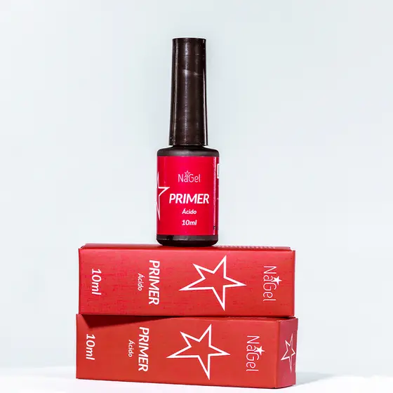 Primer com Ácido  Nagel -10ml - Primer Para Unhas - Seca Sem Cabine
