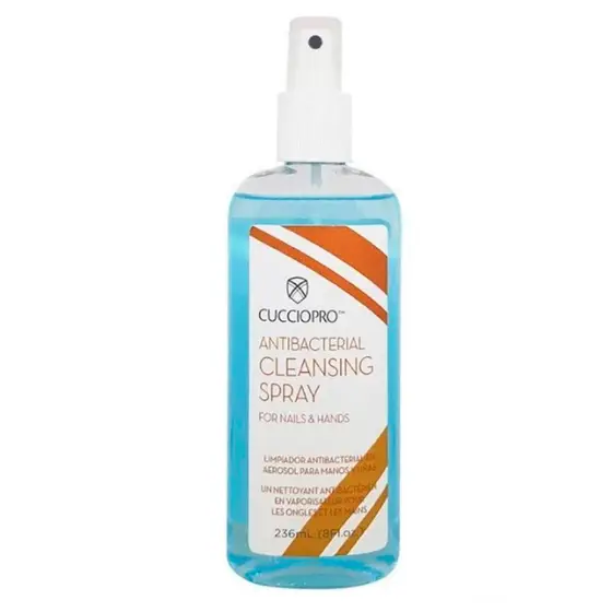 Cuccio Antibacterial Cleansing Spray - 236ml - Prep Higienizadorde Unhas Preparação