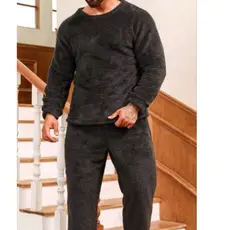 Pijama Masculino, Blusa Manga longa, Calça De Teddy Sherpa