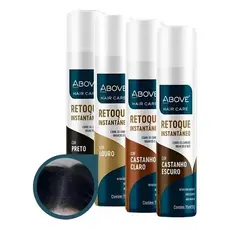 Retoque Capilar Instantâneo Spray Cabelo Cobertura temporária Disfarça Raiz e Cabelos Brancos Todas Cores
