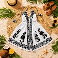 vestido indiano curto, tribal Elegance , vestido Rodadinho verão estampa localizadas, de alcinha ajustável