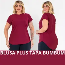 Blusa Feminina Plus Size Academia Dry Fit TreinoTapa Bumbum Roupa de Academia Feminina