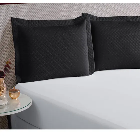 Kit Porta Travesseiro Matelado 2 unidades Capa Protetora Microfibra Toque Macio Confortável Premium
