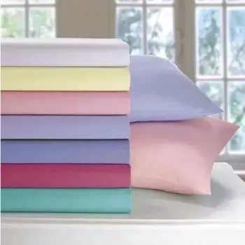 Kit 4 Fronhas Lisas 100% Poliéster Varias Cores Toque Macio Confortável Antialérgica Cama Premium