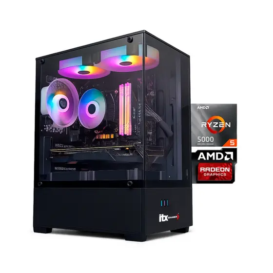 PC Gamer Arena, Ryzen 5 5600GT, Radeon™ Graphics Vega 7, 16GB Ram, SSD 480GB , Gabinete RGB