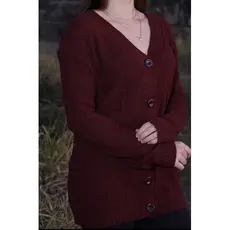 Blusa de frio em tricot com botões tendência 2022