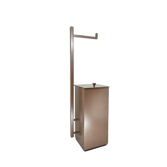 Papeleira Com Lixeira Corten Padrão Deca Inox 304