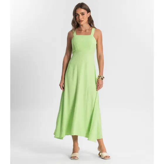 Vestido Midi De Alça Endless Verde