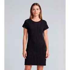 Vestido Básico Com Gola Redonda Infinita Cor Preto