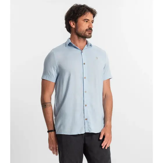 Camisa Masculina Diametro Azul