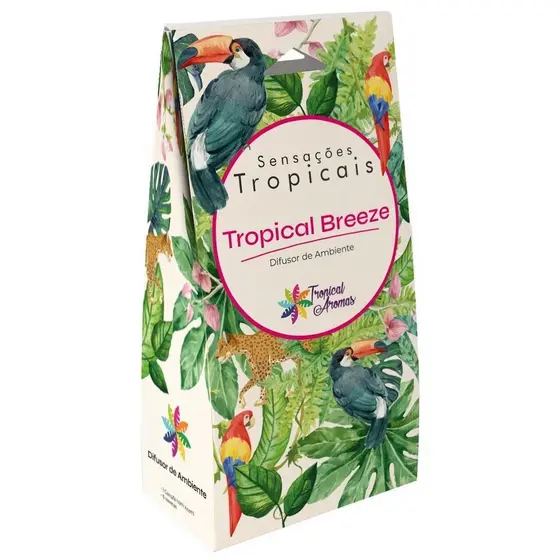 Difusor de Ambiente Aromático Perfumado Sensações Breeze 150ml Tropical Aromas