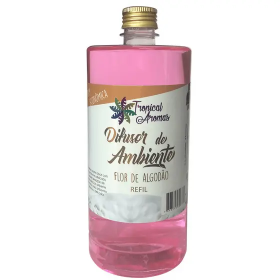 Refil Difusor de Ambiente Aromático Flor de Algodão 1L Tropical Aromas