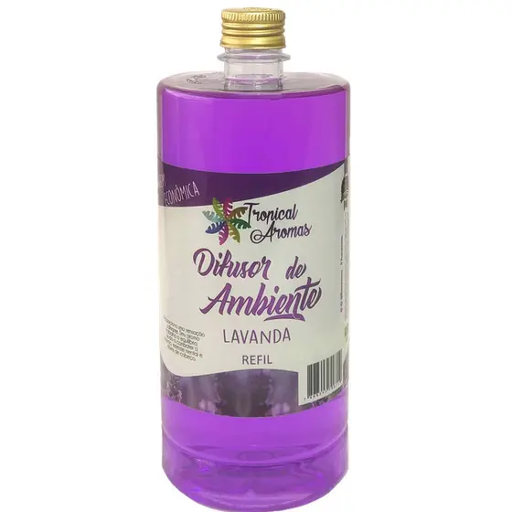 Refil Difusor de Ambiente Aromático Lavanda 1L Tropical Aromas