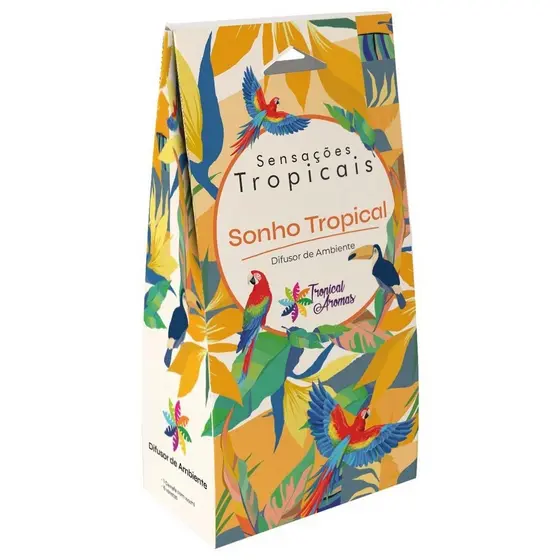 Difusor de Ambiente Aromático Perfumado Sensações Sonho 150ml Tropical Aromas