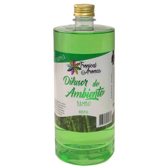 Refil Difusor de Ambiente Aromático Bambu 1L Tropical Aromas