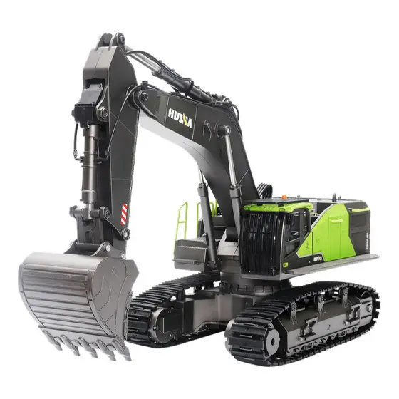Escavadeira Hidráulica Controle Remoto 1593 - 1:14 Preto e verde