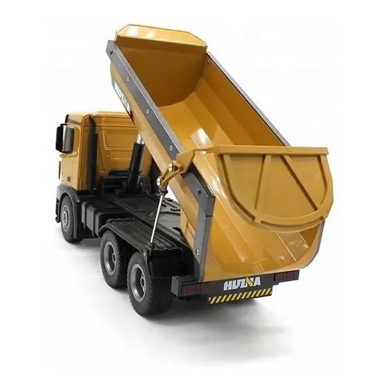 Caminhão Truck 1573 Rc 10 Canais Potente E Realístico Cor Mostarda