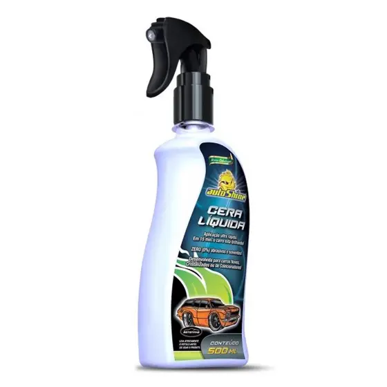 Cera Liquida Spray 500ml Carnauba Automotiva Autoshine