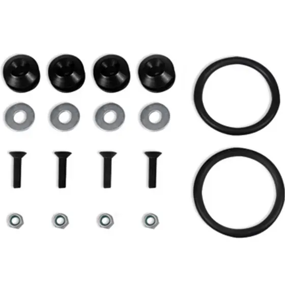 Kit Anilha Trava Parachoque Preto