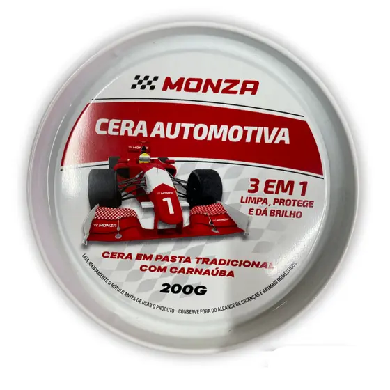 Cera Monza Automotiva 200g Perola 020201