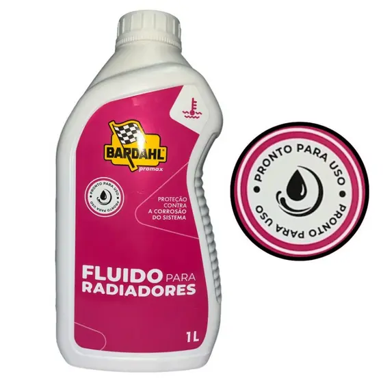 Fluido Radiador Rosa Pronto Uso 1 Lt Bardahl
