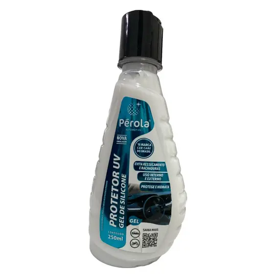 Silicone Gel Protetor Uv Perola Automotivo 250ml 090901